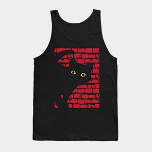 Black cat Tank Top